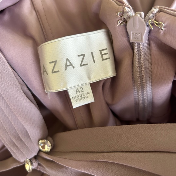 Azazie Dusky Purple Bridesmaid Dress - Picture 3 of 4